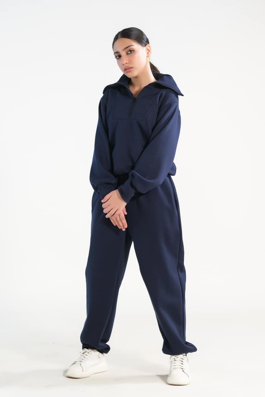 Zippi Navy - 2pcs -  Co-Ord -  Set