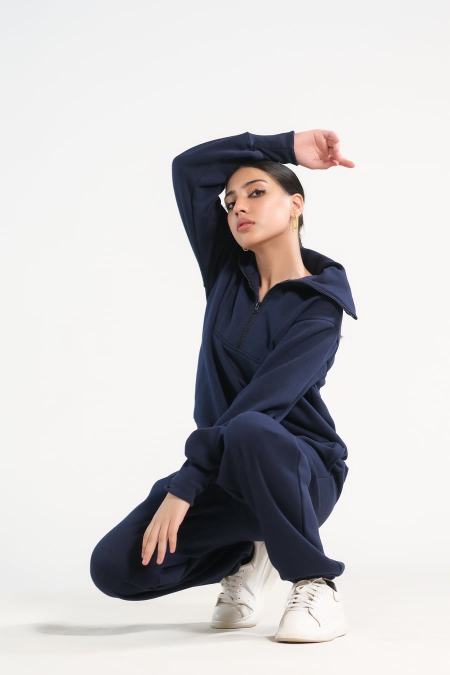 Zippi Navy - 2pcs -  Co-Ord -  Set