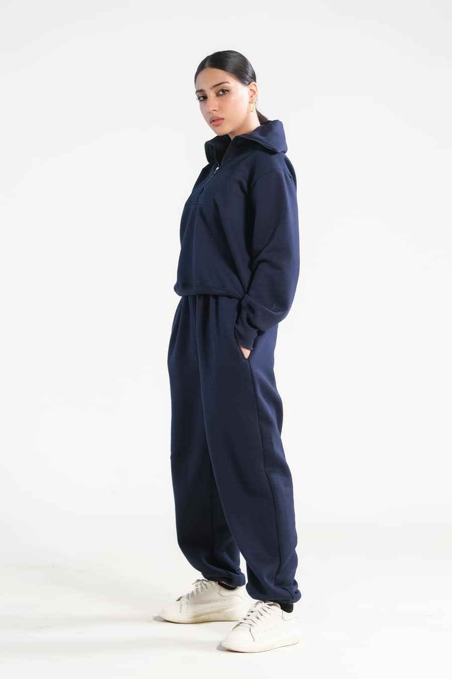 Zippi Navy - 2pcs -  Co-Ord -  Set