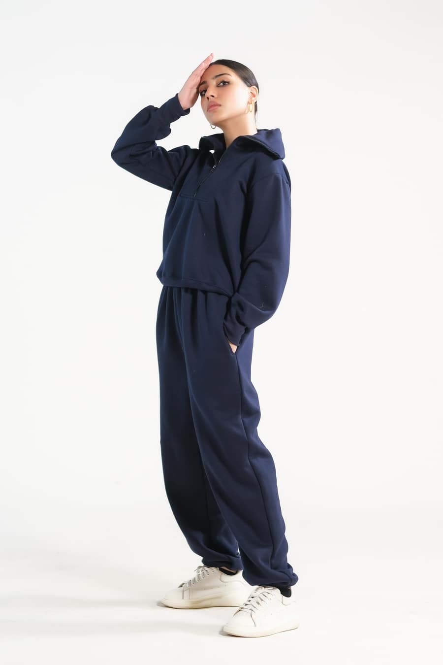 Zippi Navy - 2pcs -  Co-Ord -  Set