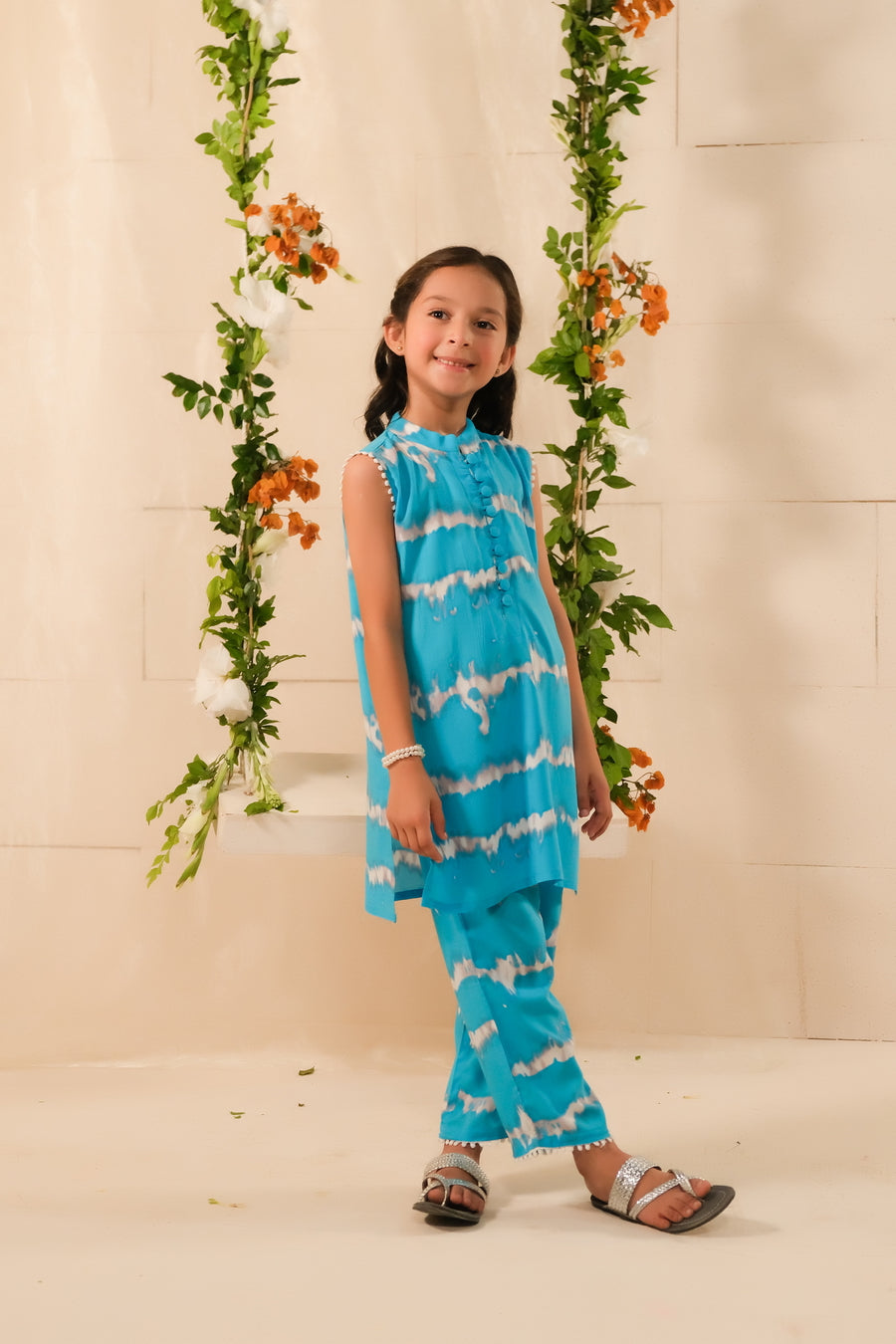 Serene Sky 2 Pcs Ready to Wear Set