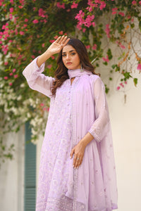 Lavender Dream - 3-Piece Luxury Chiffon - Chiffon - dresses, 2pcs-rtw - Sprinkles Pakistan