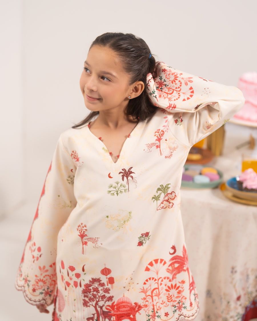 Festive Bloom - 2pcs - Khaddar - 2pcs-ready-to-wear - Sprinkles Pakistan