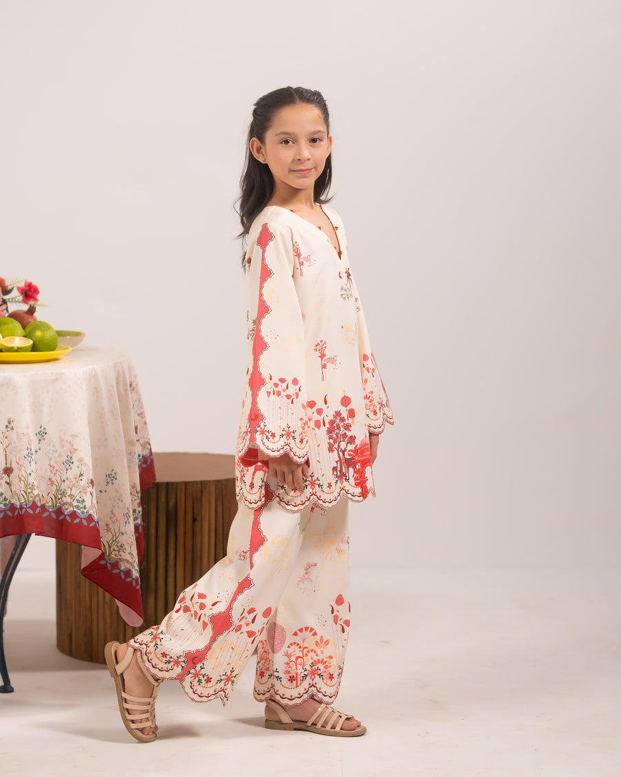 Festive Bloom - 2pcs - Khaddar - 2pcs-ready-to-wear - Sprinkles Pakistan