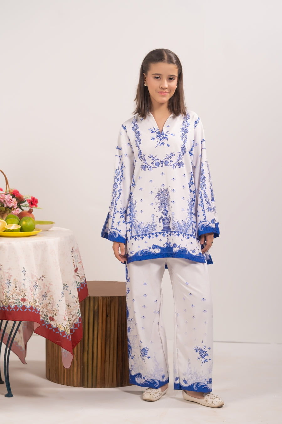 Flora Script - 2pcs - Khaddar - 2pcs-ready-to-wear - Sprinkles Pakistan