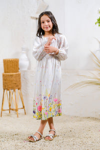 Flower Meadow - Lawn Silk - tunics-kids - Sprinkles Pakistan