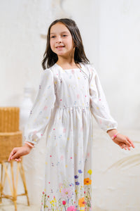 Flower Meadow - Lawn Silk - tunics-kids - Sprinkles Pakistan