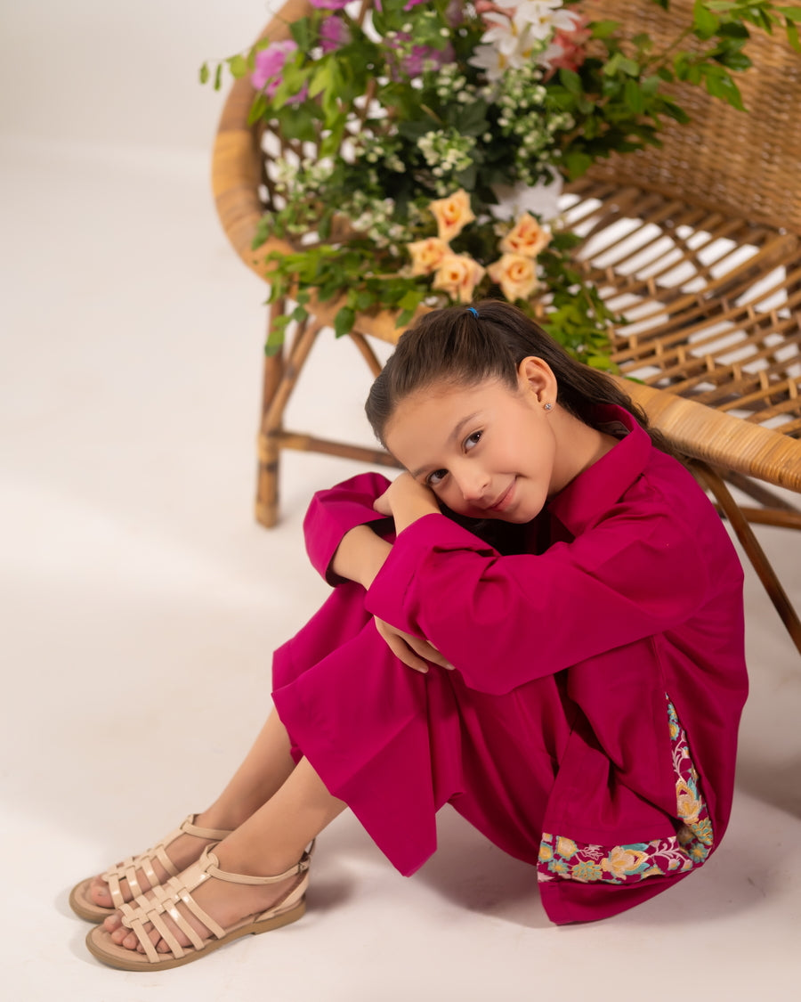 Fuchsia Root - Co-ords - Embroidered