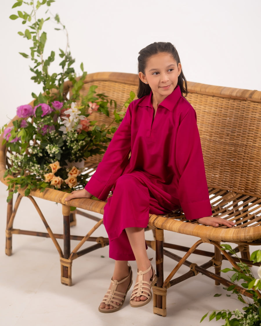 Fuchsia Root - Co-ords - Embroidered