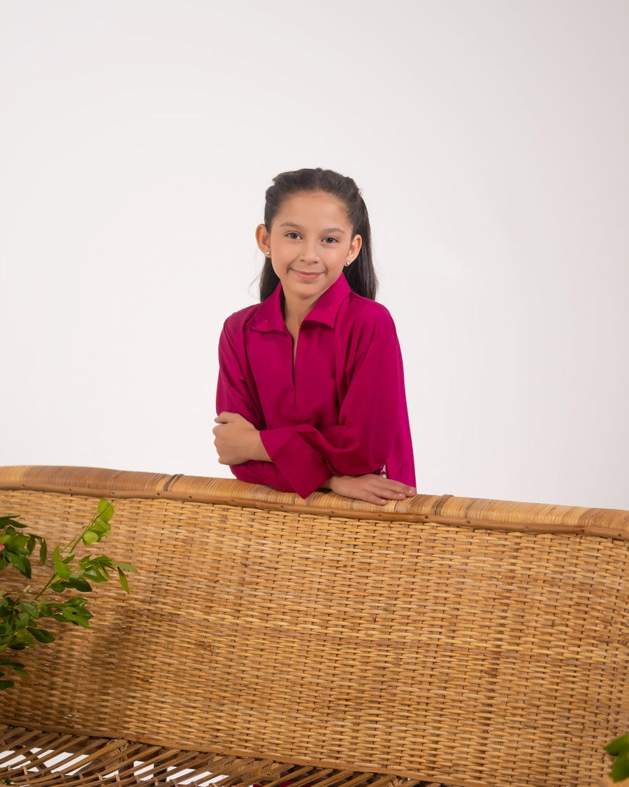 Fuchsia Root - Co-ords - Embroidered