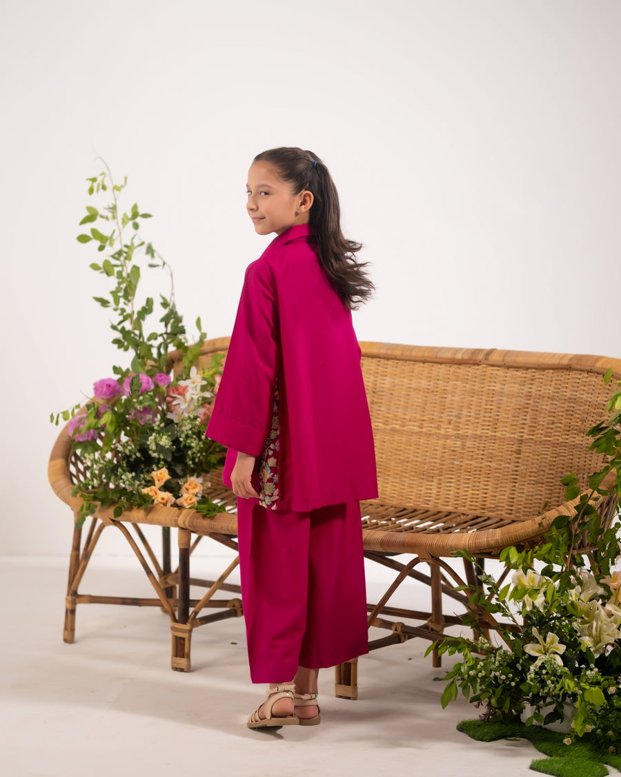 Fuchsia Root - Co-ords - Embroidered