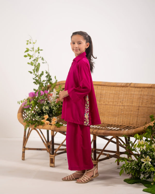 Fuchsia Root - Co-ords - Embroidered