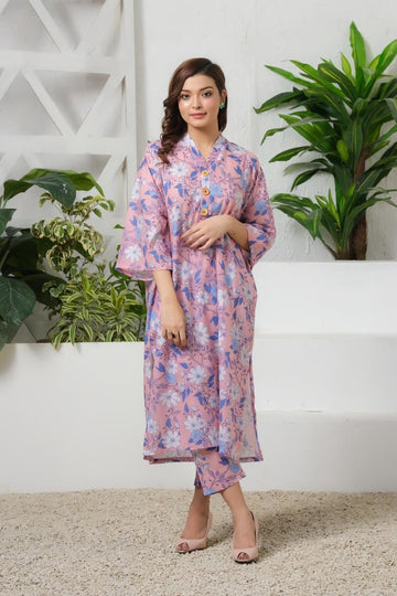 Blush Harmony Flora Lawn 2 Pcs Ready to Wear Set