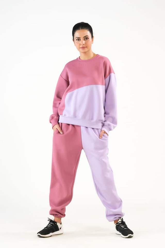 Cozy Lilac/Tea Pink - 2pcs -  Co-Ord -  Set
