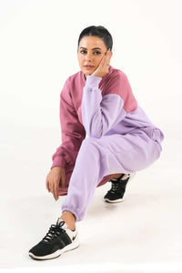 Cozy Lilac/Tea Pink - 2pcs -  Co-Ord -  Set - Fleece - co-ord-sets-western-women, western-women, women - Sprinkles Pakistan
