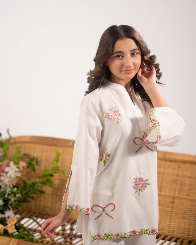 Ivory Lace - Co-ords - Embroidered