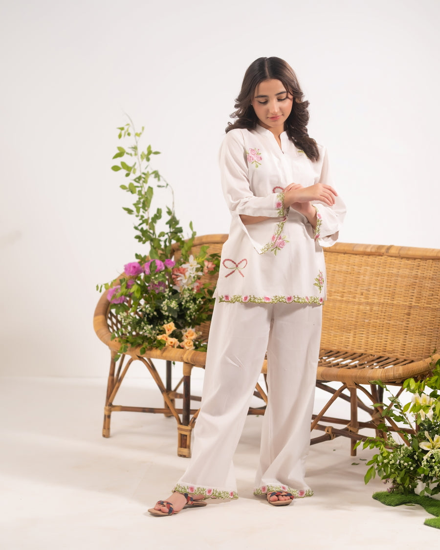 Ivory Lace - Co-ords - Embroidered