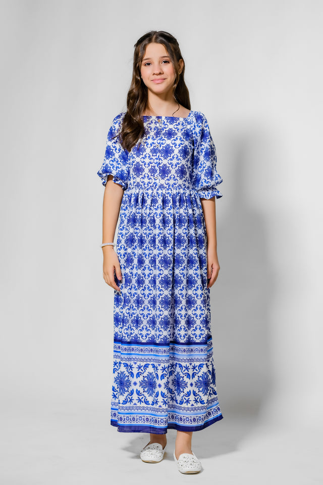 Ocean Breeze - Lawn Silk - tunics-kids - Sprinkles Pakistan