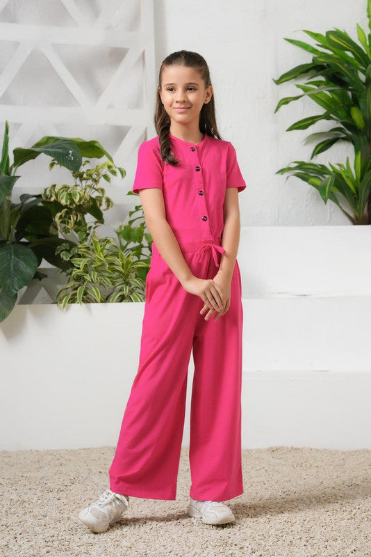 Pink -  Jersey Jumpsuit