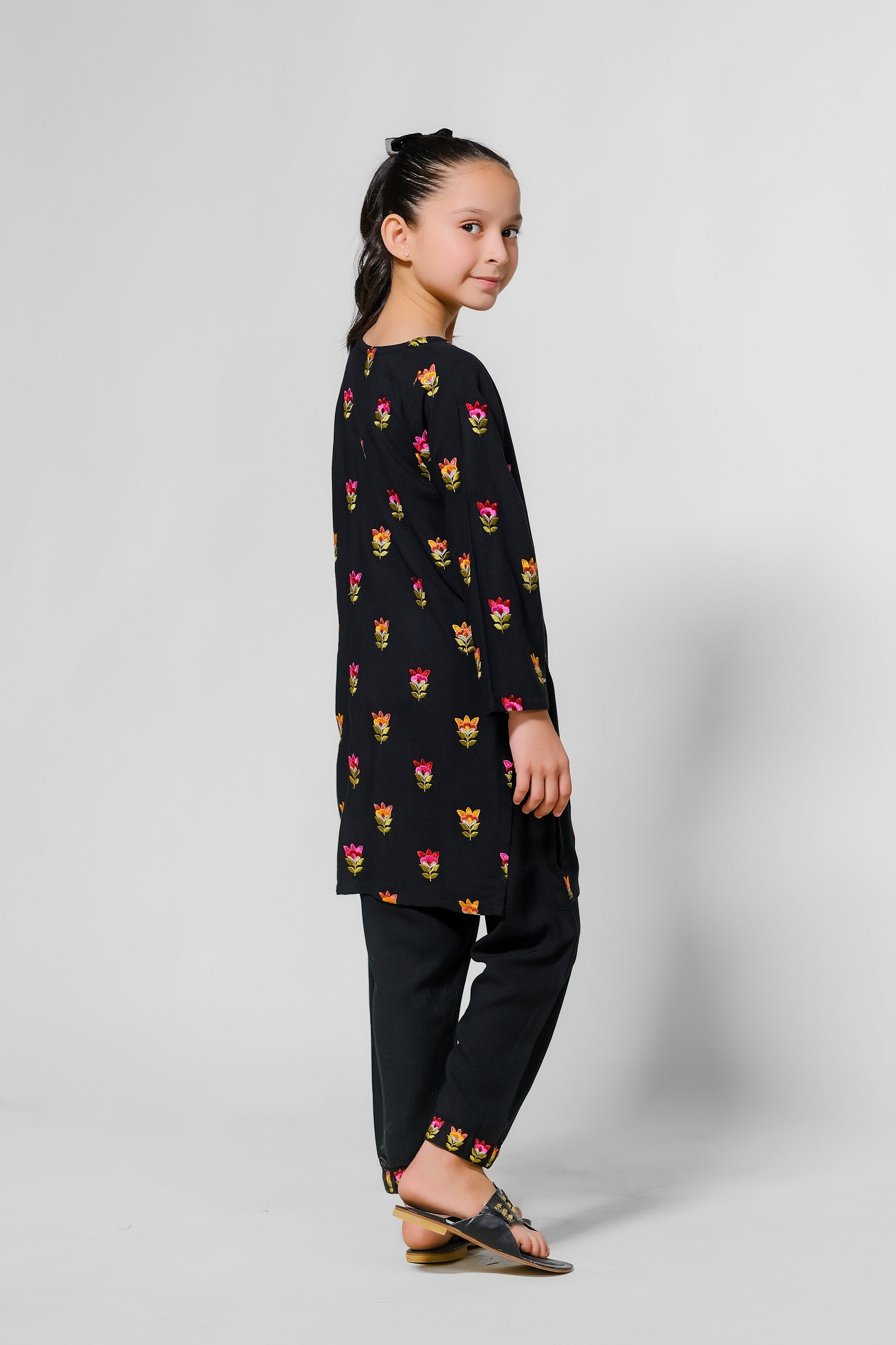 Rainbow Tulip - 2pcs - Embroidered