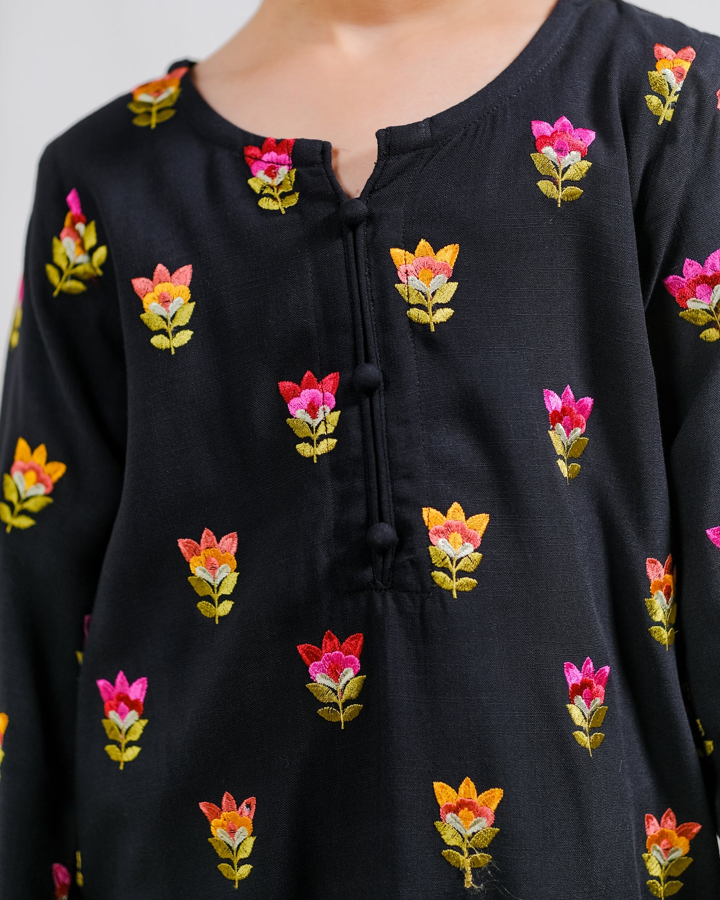 Rainbow Tulip - 2pcs - Embroidered