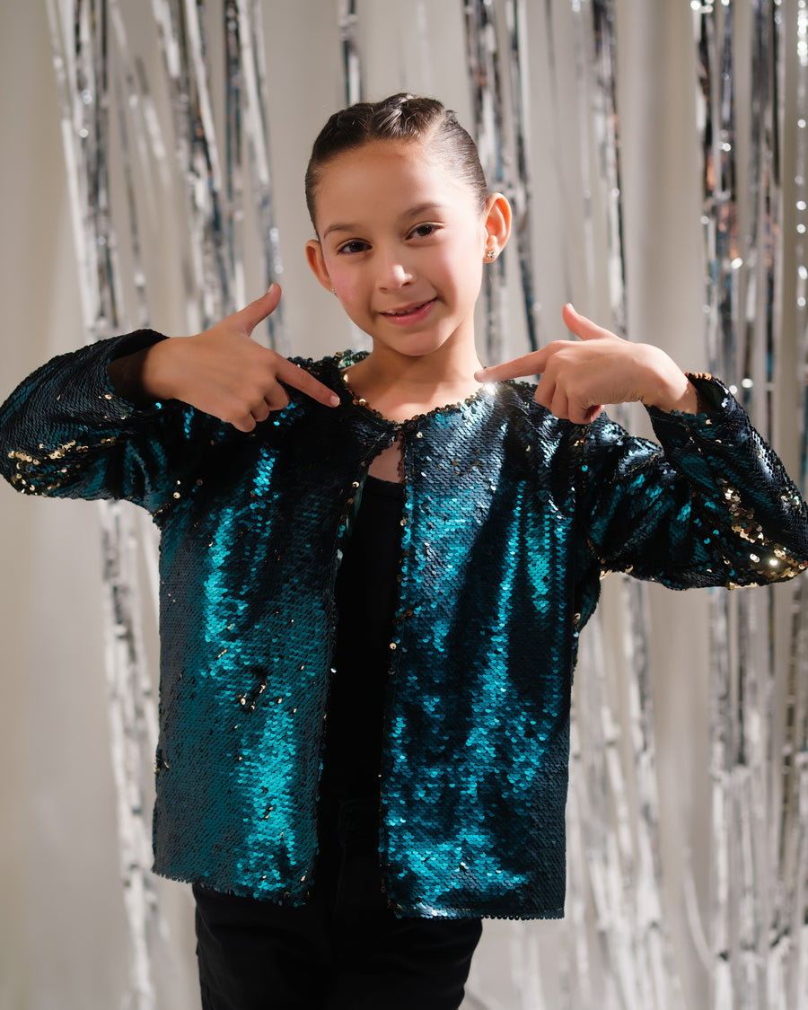 Reverie Glow - Sequin Jackets - Sequin - coat-jacket, kids, kids-winter, western - Sprinkles Pakistan