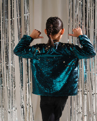 Reverie Glow - Sequin Jackets - Sequin - coat-jacket, kids, kids-winter, western - Sprinkles Pakistan