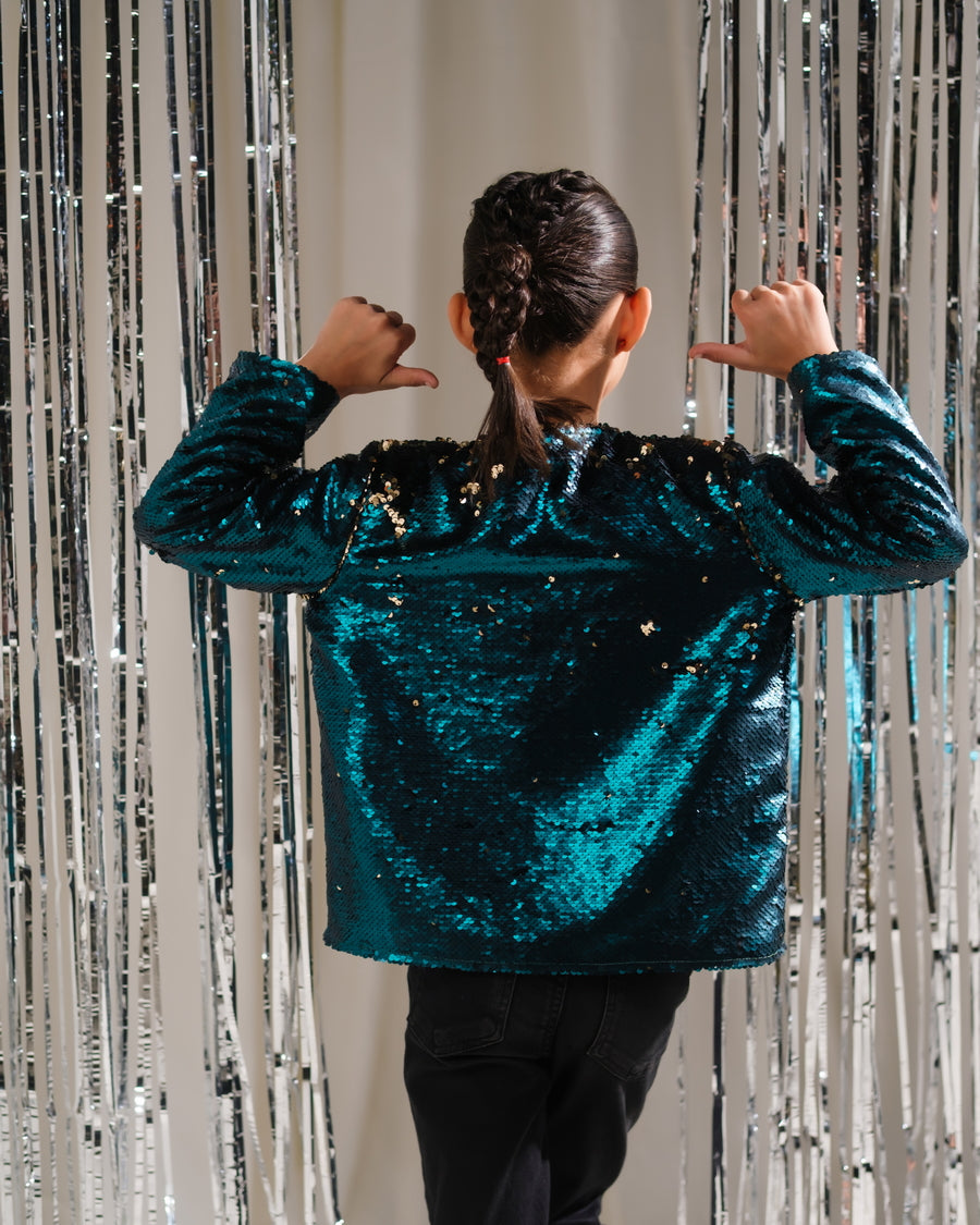 Reverie Glow - Sequin Jackets - Sequin - coat-jacket, kids, kids-winter, western - Sprinkles Pakistan