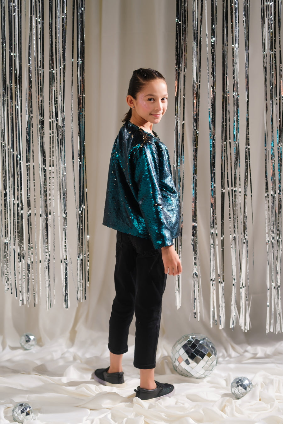 Reverie Glow - Sequin Jackets - Sequin - coat-jacket, kids, kids-winter, western - Sprinkles Pakistan
