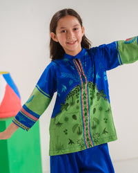 Botanical Charm - 2pcs - Poly Cambric - 2pcs-ready-to-wear, Fusion - Sprinkles Pakistan