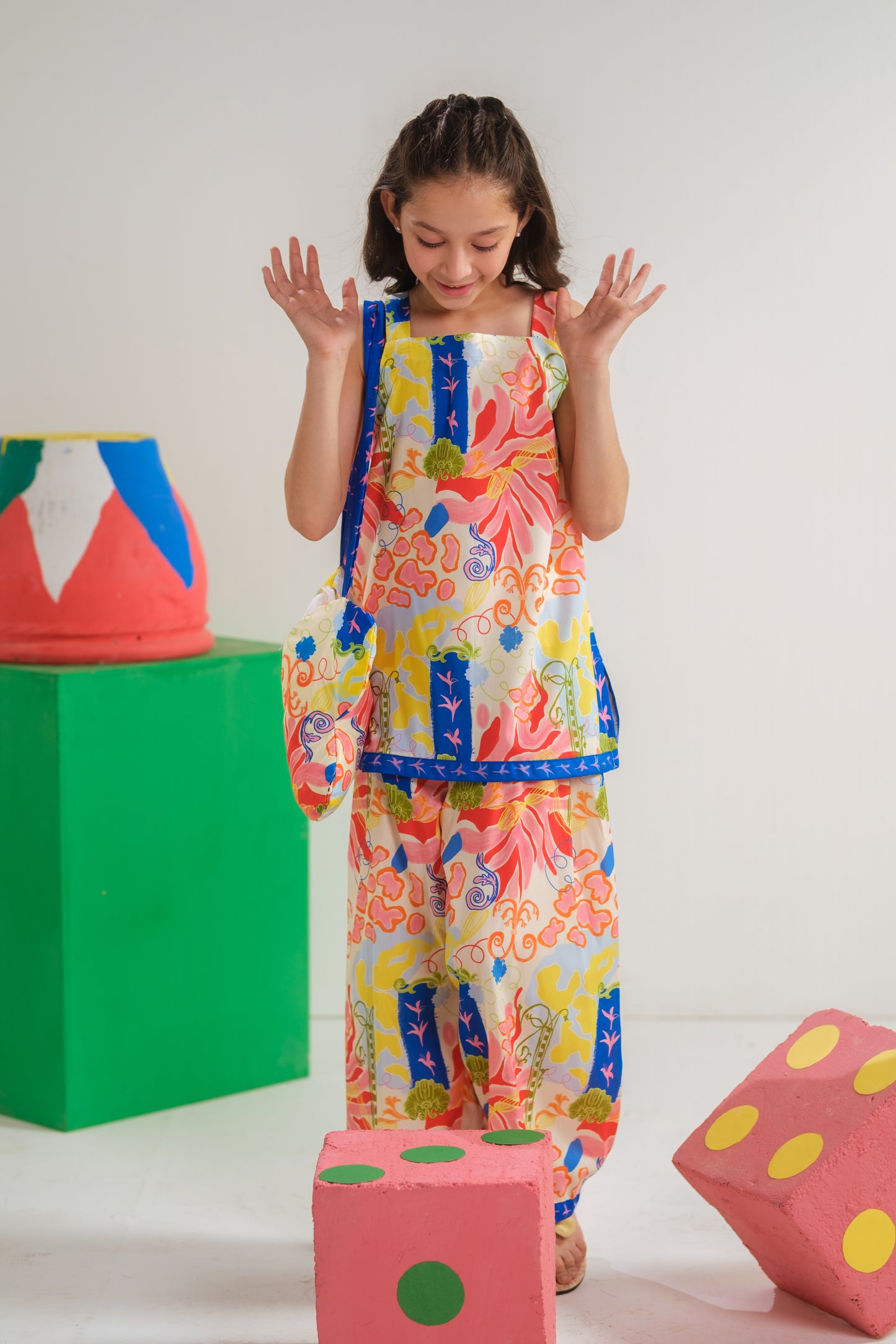 Lagoon Sketch - 2pcs - Poly Cambric - 2pcs-ready-to-wear, Fusion - Sprinkles Pakistan