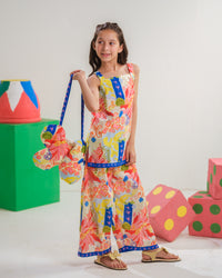 Lagoon Sketch - 2pcs - Poly Cambric - 2pcs-ready-to-wear, Fusion - Sprinkles Pakistan