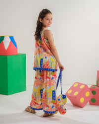 Lagoon Sketch - 2pcs - Poly Cambric - 2pcs-ready-to-wear, Fusion - Sprinkles Pakistan