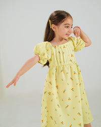 Sunbeam Charm Dress - 1pc - Poly Cambric - Sprinkles Pakistan