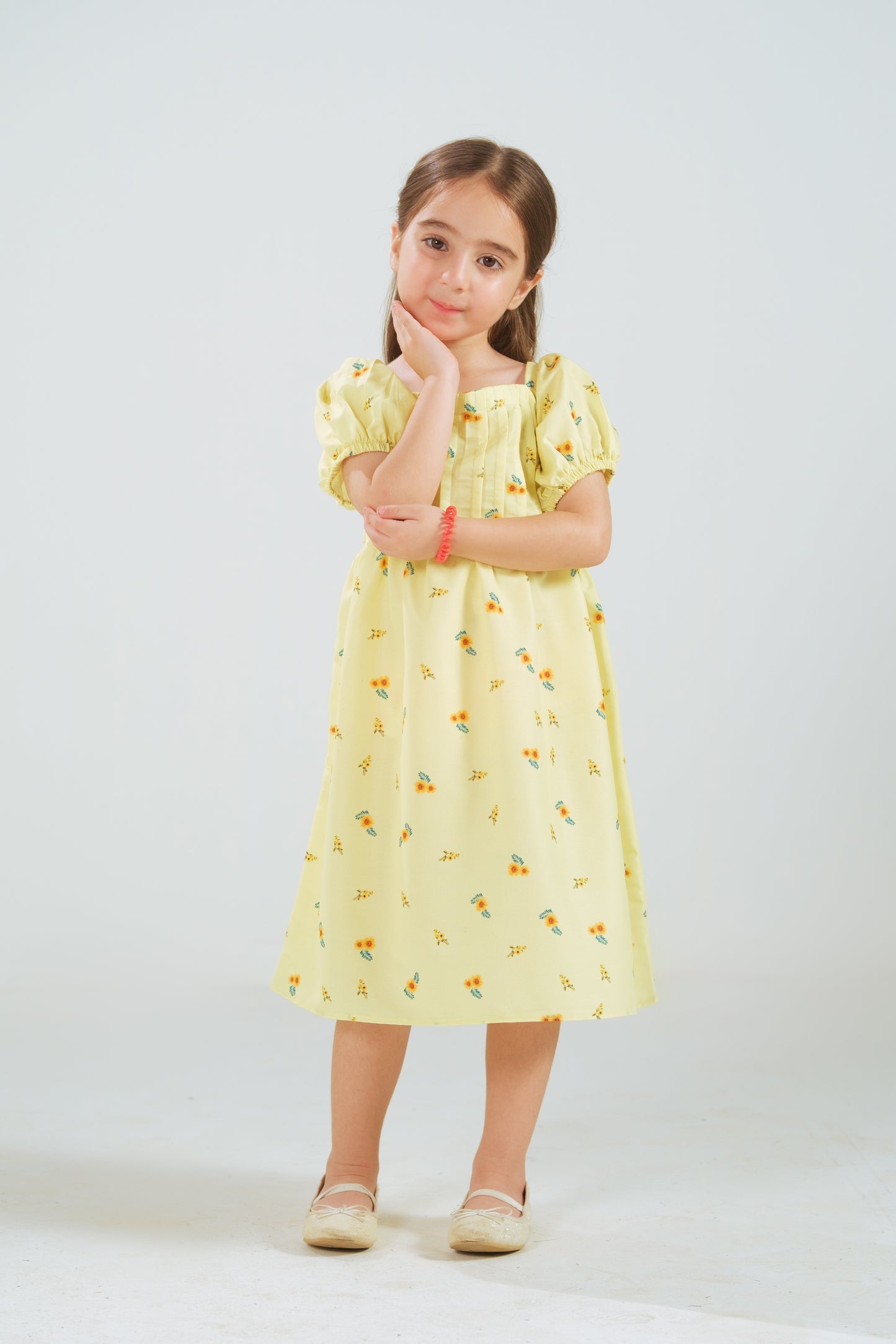 Sunbeam Charm Dress - 1pc - Poly Cambric - Sprinkles Pakistan