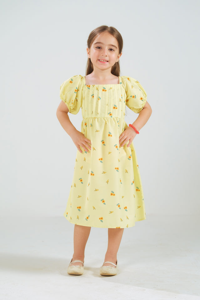 Sunbeam Charm Dress - 2pcs - Poly Cambric - Sprinkles Pakistan