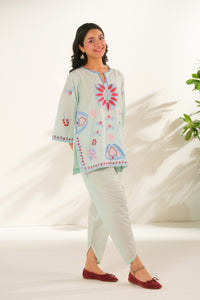 Skyline Charm - 2pcs - Embroidered - Cotton - 2pcs-ready-to-wear, ETHNIC - Sprinkles Pakistan