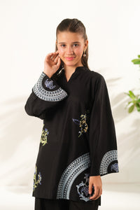 Noir Garden - 2pcs - Embroidered - Cotton - 2pcs-ready-to-wear, ETHNIC - Sprinkles Pakistan