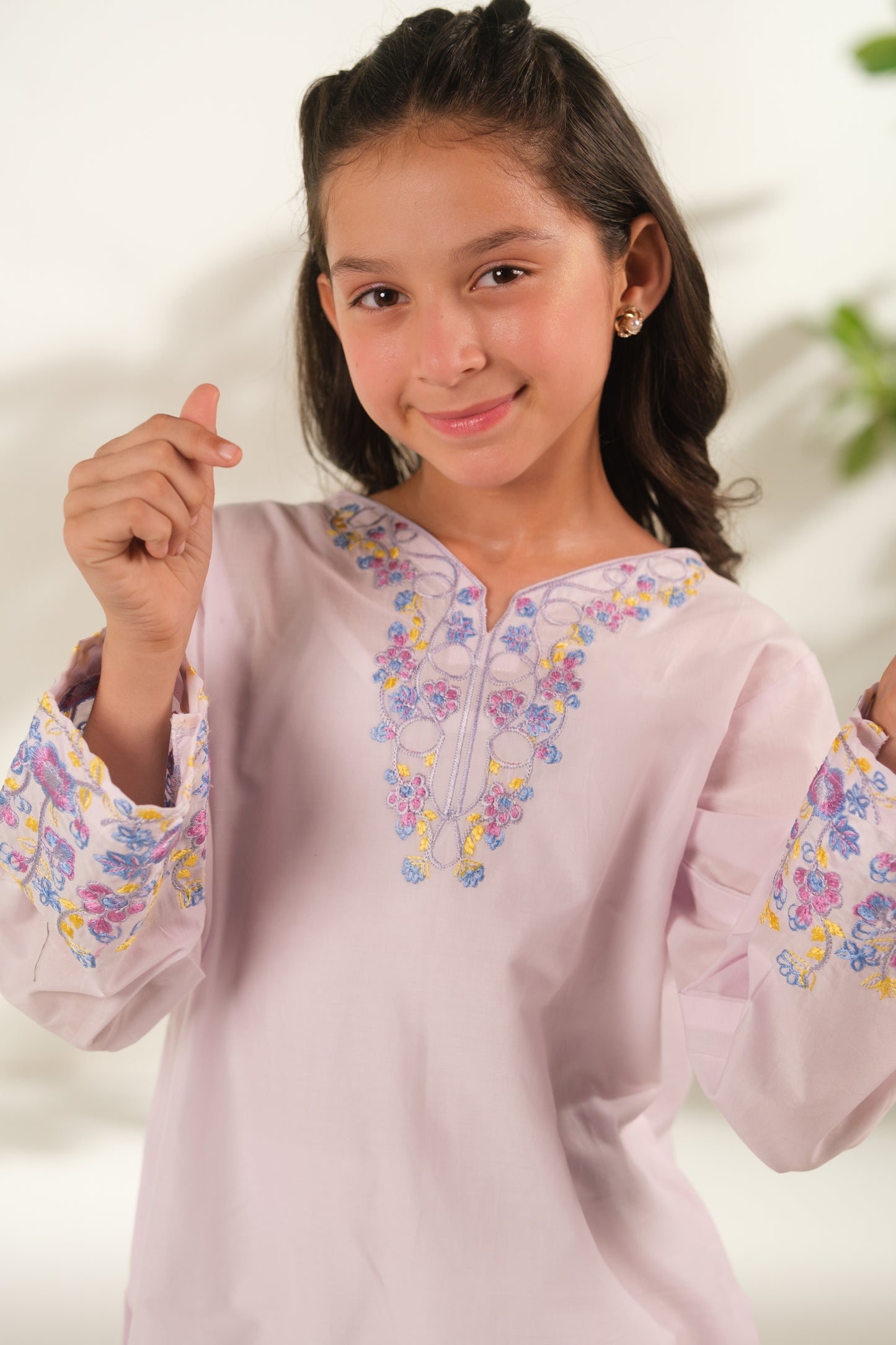 Orchid Glow - 2pcs - Embroidered - Cotton - 2pcs-ready-to-wear, ETHNIC - Sprinkles Pakistan