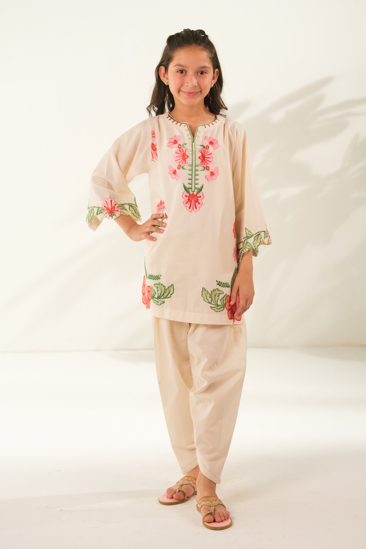 Pearl Harmony - 2pcs - Embroidered - Cotton - 2pcs-ready-to-wear, ETHNIC - Sprinkles Pakistan