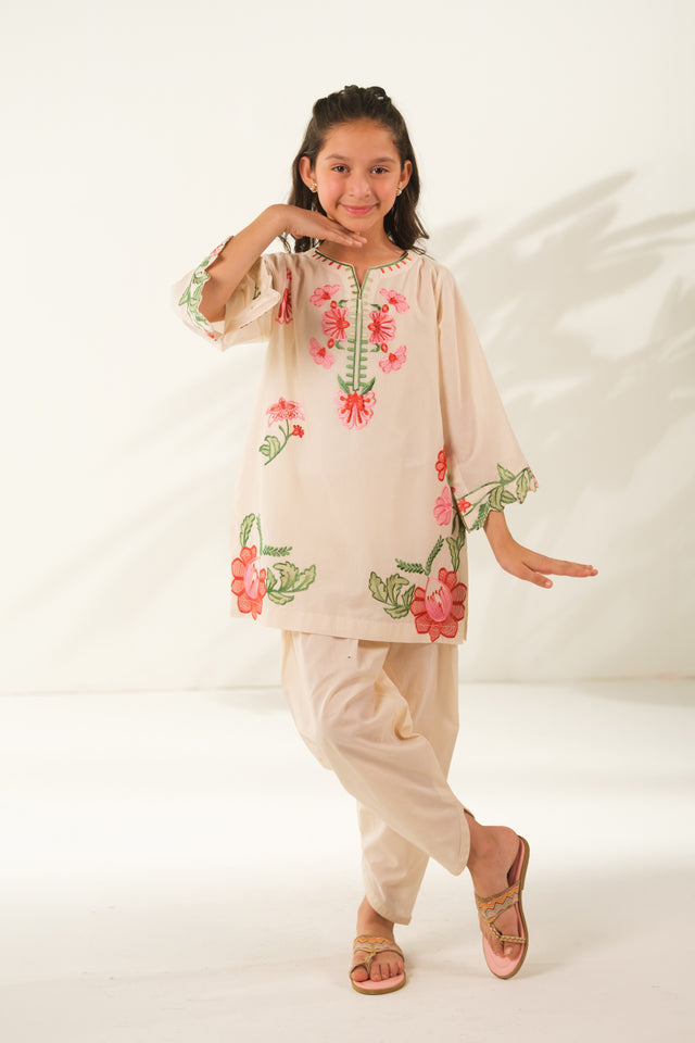 Pearl Harmony - 2pcs - Embroidered - Cotton - 2pcs-ready-to-wear, ETHNIC - Sprinkles Pakistan
