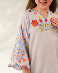 Pastel Glow - 2pcs - Embroidered - Cotton - 2pcs-ready-to-wear, ETHNIC - Sprinkles Pakistan
