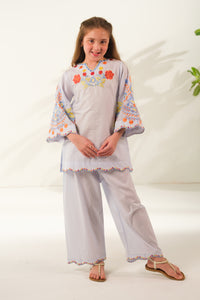 Pastel Glow - 2pcs - Embroidered - Cotton - 2pcs-ready-to-wear, ETHNIC - Sprinkles Pakistan