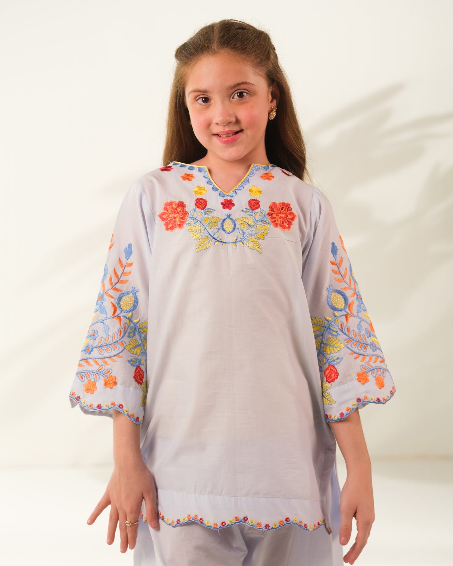 Pastel Glow - 2pcs - Embroidered - Cotton - 2pcs-ready-to-wear, ETHNIC - Sprinkles Pakistan