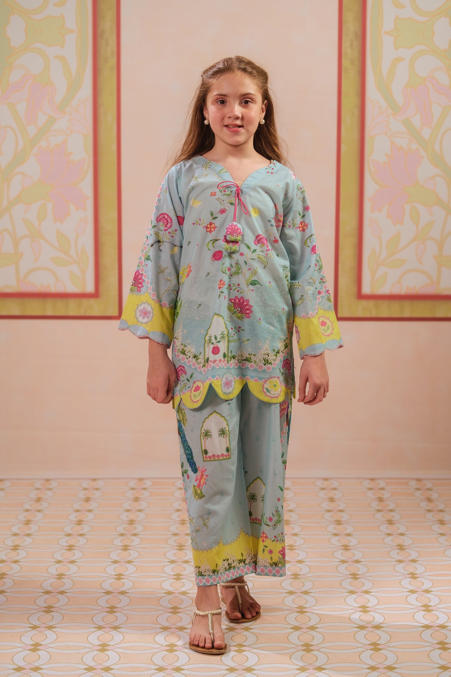 Blue Haven - 2pcs - Cotton - 2pcs-ready-to-wear, ETHNIC - Sprinkles Pakistan