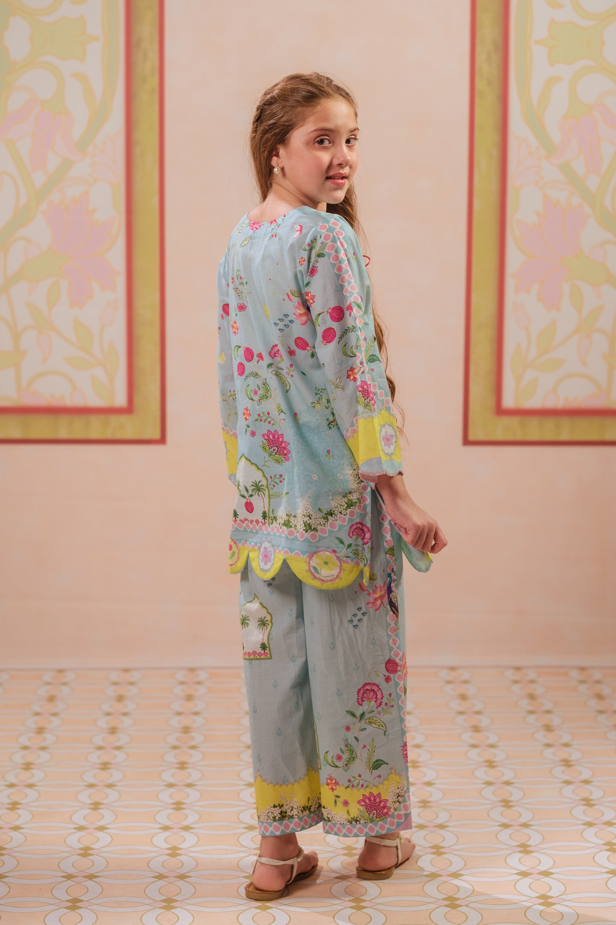 Blue Haven - 2pcs - Cotton - 2pcs-ready-to-wear, ETHNIC - Sprinkles Pakistan