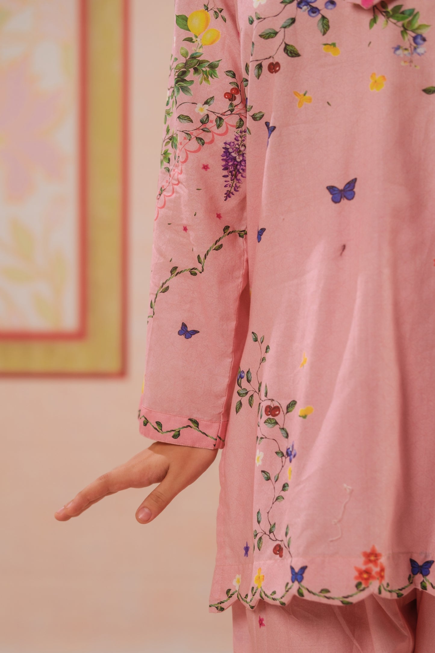 Rose Flutter - 2pcs - Cotton - 2pcs-ready-to-wear, ETHNIC - Sprinkles Pakistan