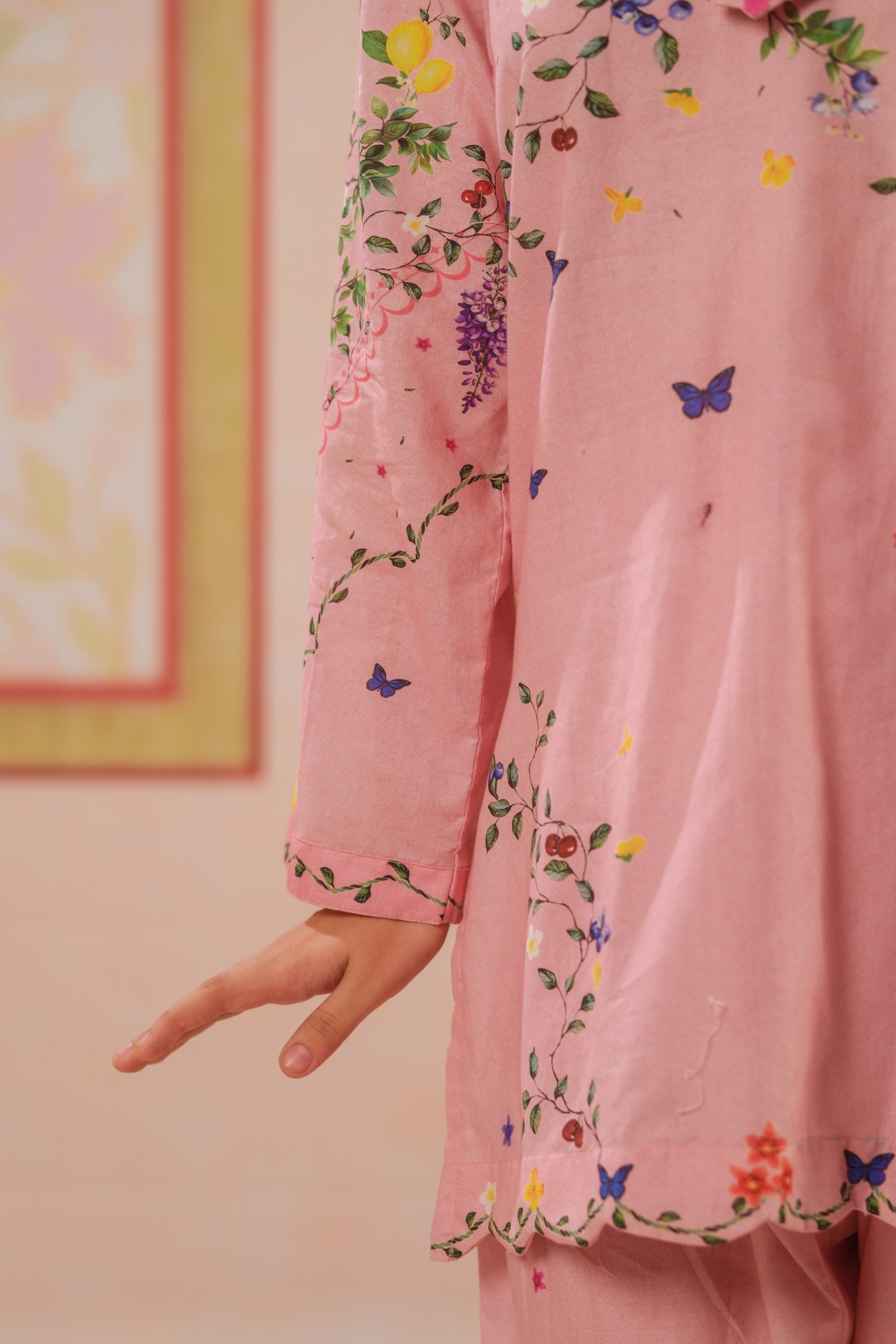 Rose Flutter - 2pcs - Cotton - 2pcs-ready-to-wear, ETHNIC - Sprinkles Pakistan