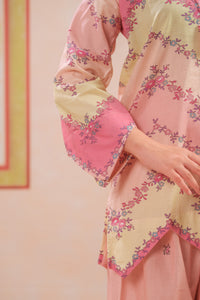 Butterfly Drift - 2pcs - Cotton - 2pcs-ready-to-wear, ETHNIC - Sprinkles Pakistan