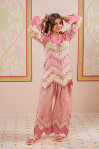 Butterfly Drift - 2pcs - Cotton - 2pcs-ready-to-wear, ETHNIC - Sprinkles Pakistan